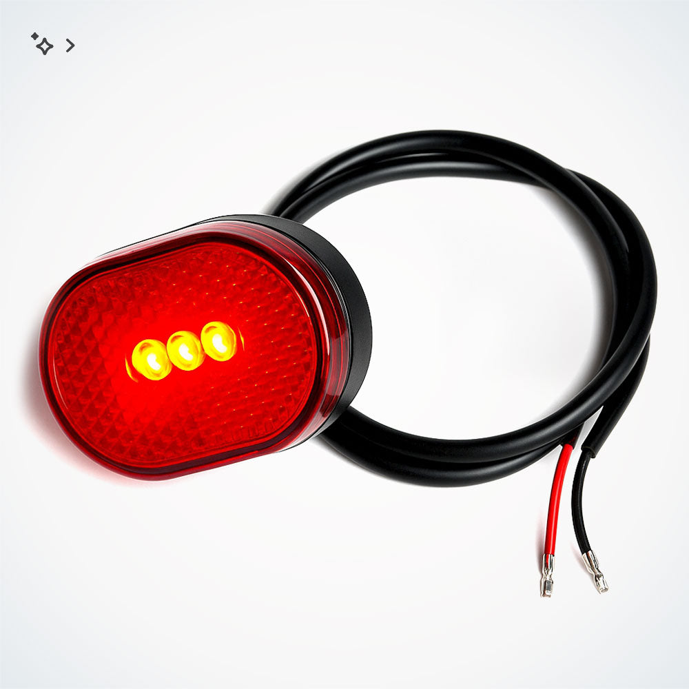 Rear LED Tail Light with Built-In Reflector
