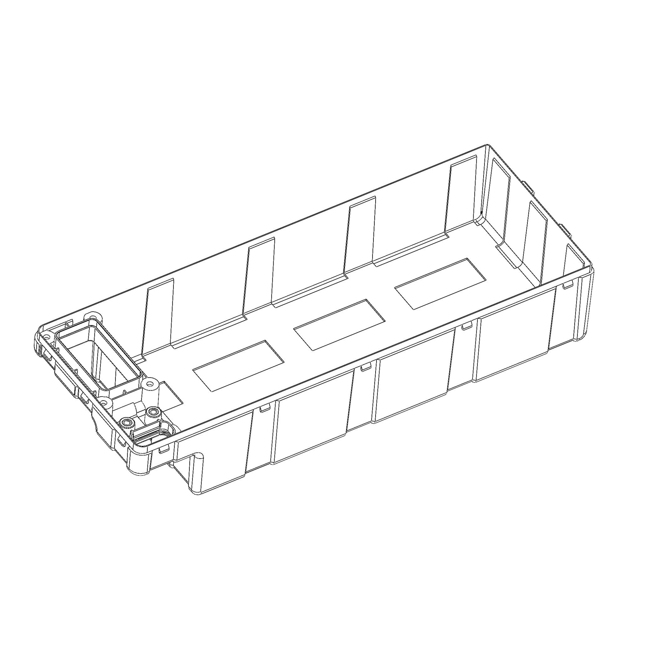 Battery Cover Bottom Only Plastic - Dualtron