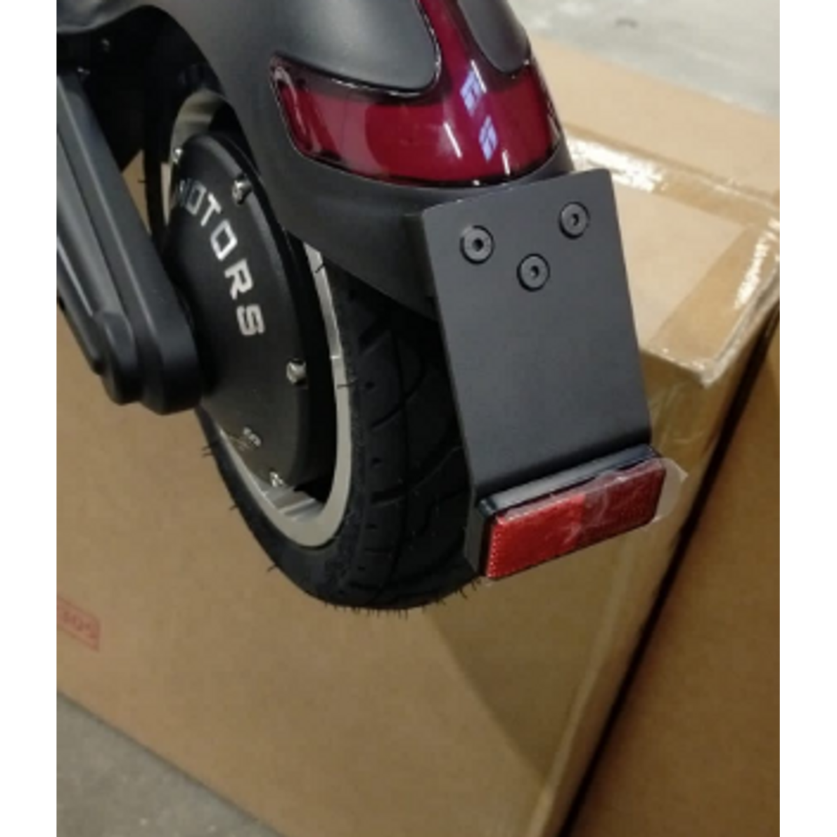 License Plate Holder on Rear Fender - Dualtron Pop | 02.210.00176