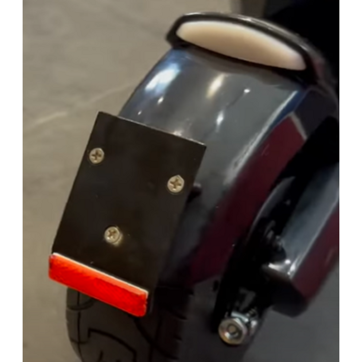 Rear Fender Assembly with License Plate - Dualtron Dolphin | 02.210.00199