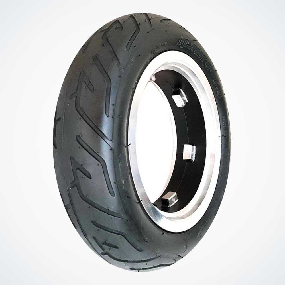 Fitted Tubeless Tyre on the Rim for Dualtron 3, Victor