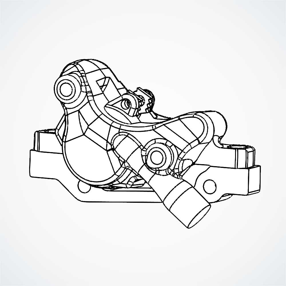 Dualtron X Limited Front Brake Caliper