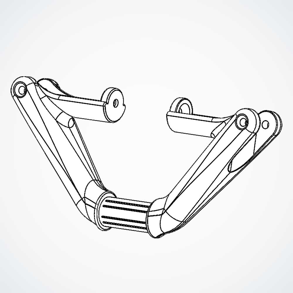 Foldable Handlebar Main Body for Dualtron