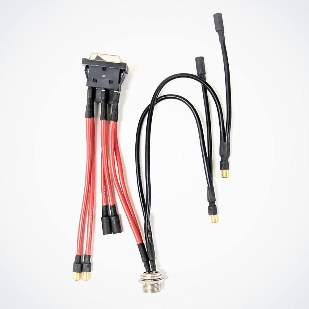 1 Button On/Off Main Switch - GX16 4 Pin - Dualtron