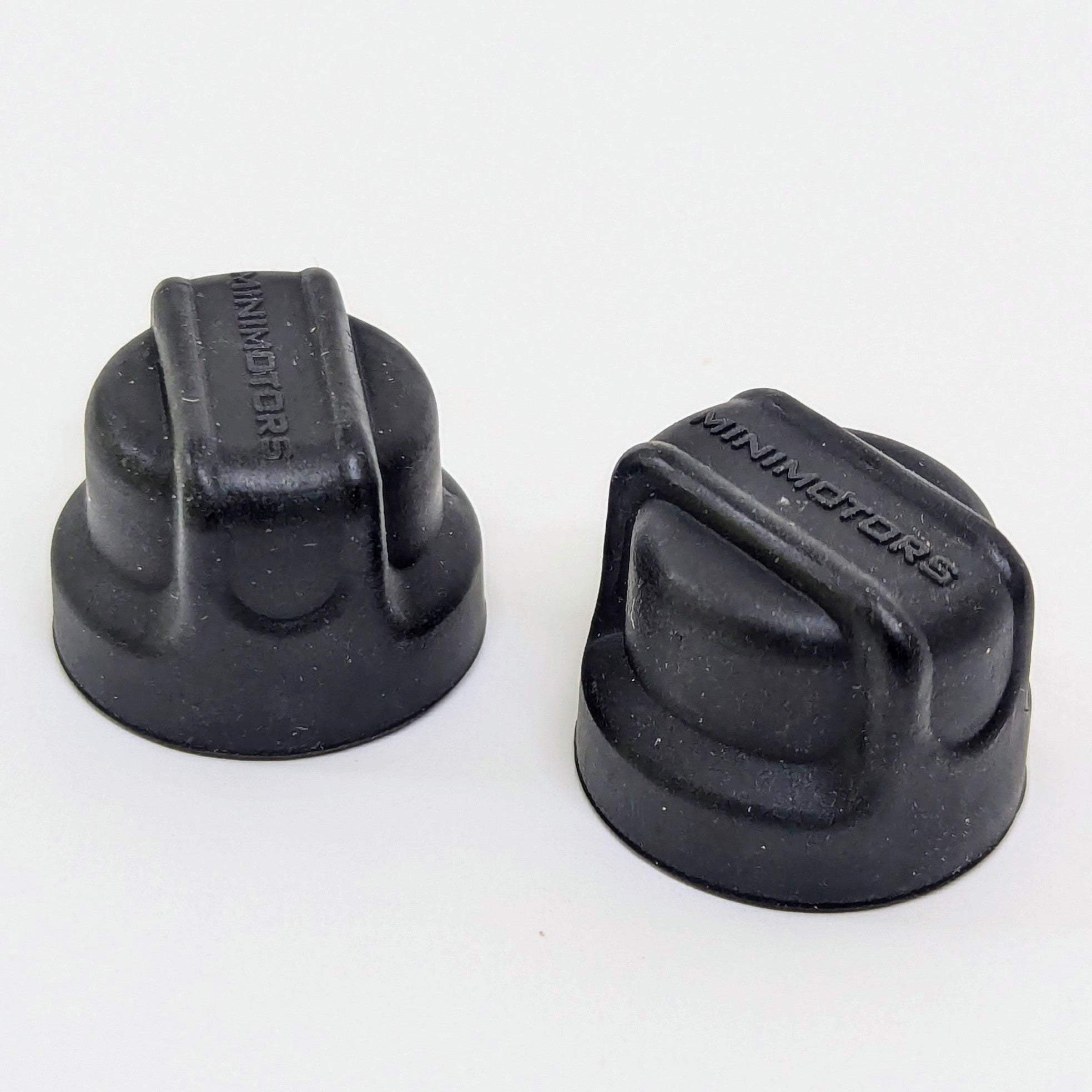 M12 Black Rubber Wheel Nut Caps for Dualtron, No Hole, 2 Caps