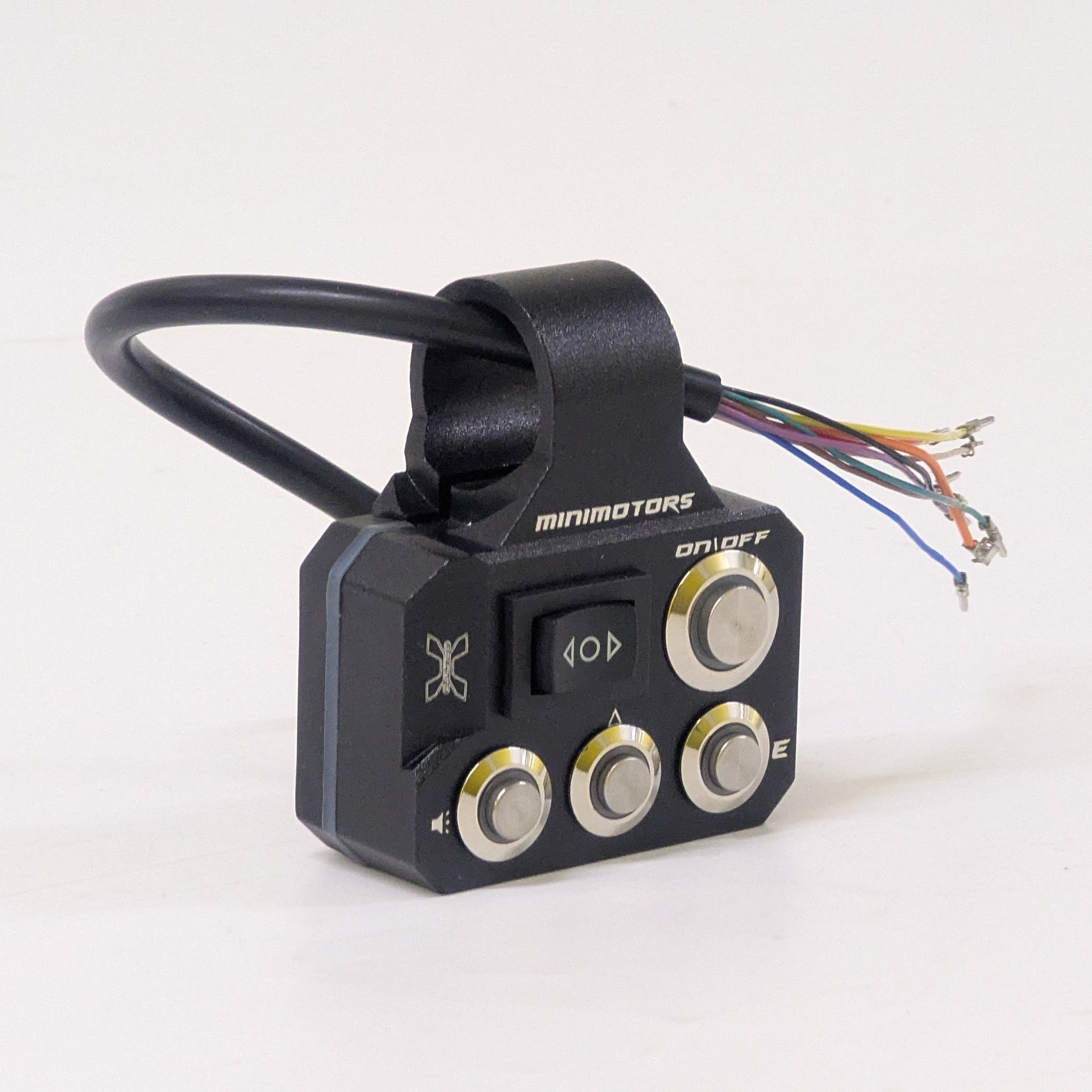 Interrupteur multifonction Dualtron 5 boutons (marche/arrêt, clignotants, klaxon, feux de détresse, éco)