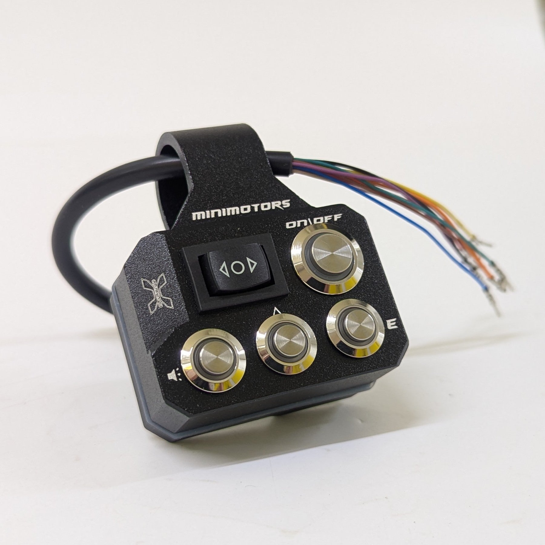 Interrupteur multifonction Dualtron 5 boutons (marche/arrêt, clignotants, klaxon, feux de détresse, éco)