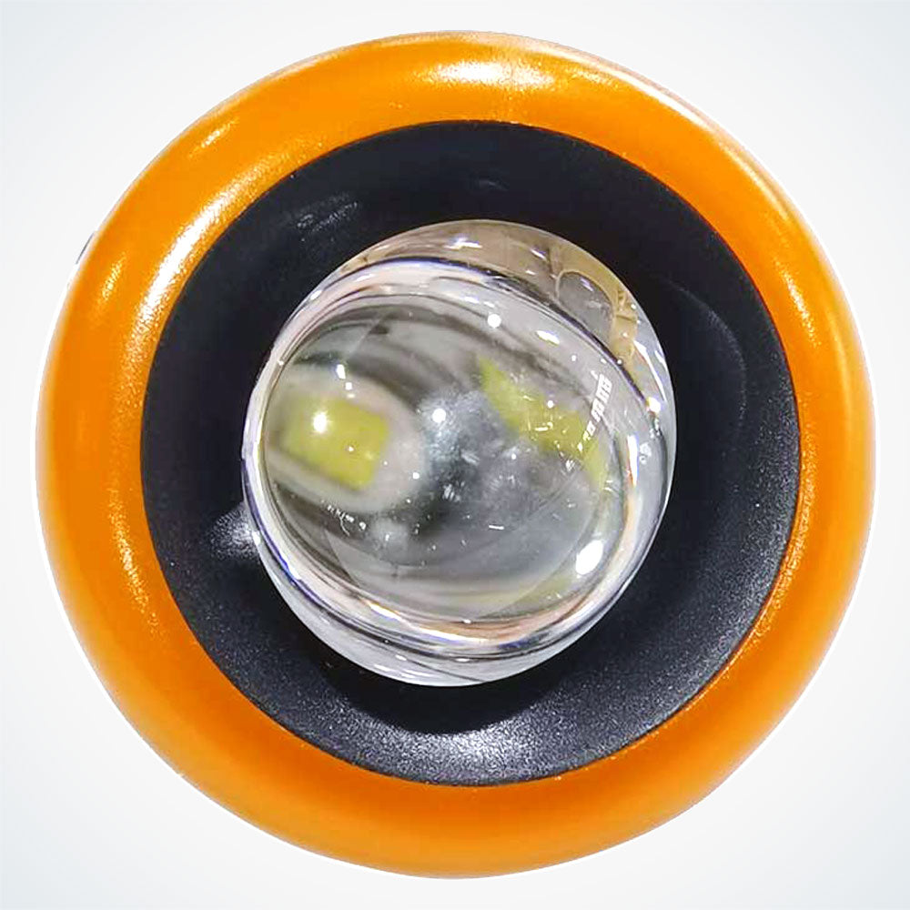 yellow and white led