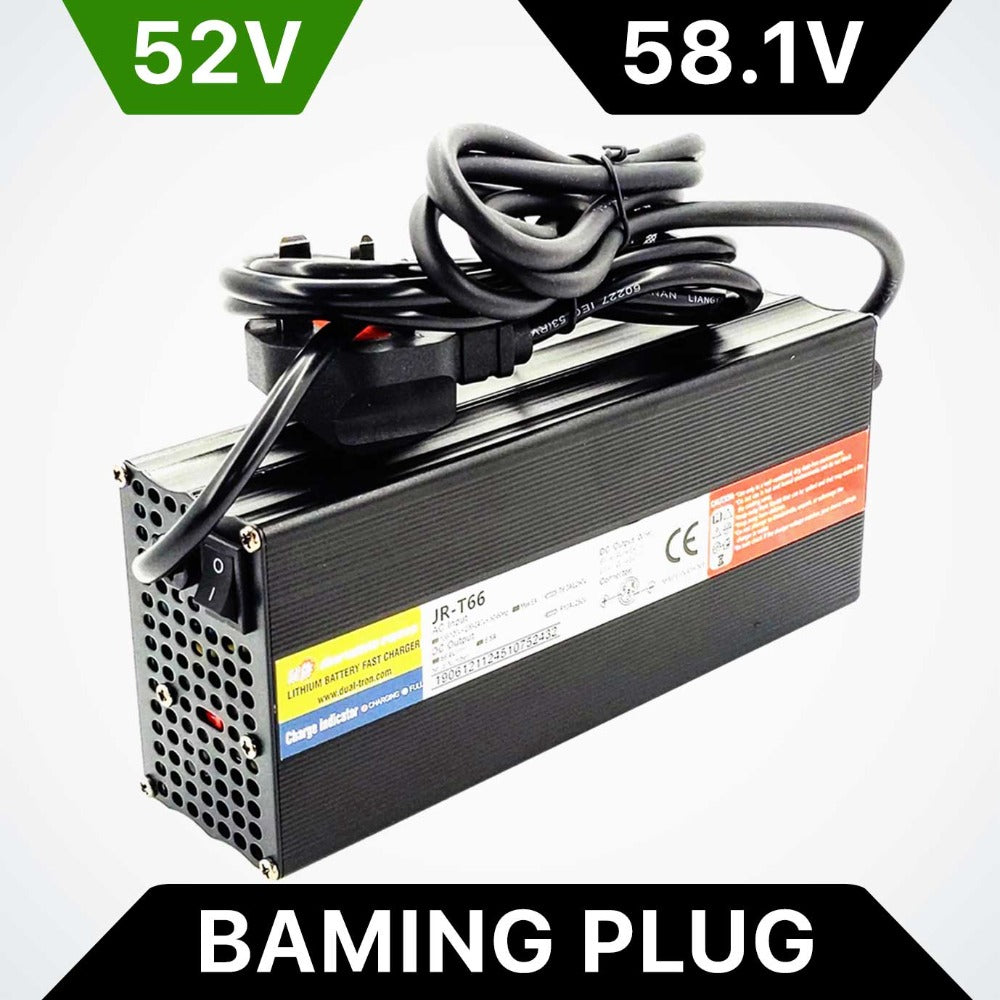 52V 7A Fast Charger for Dualtron, 58.1V Max, Baming Plug