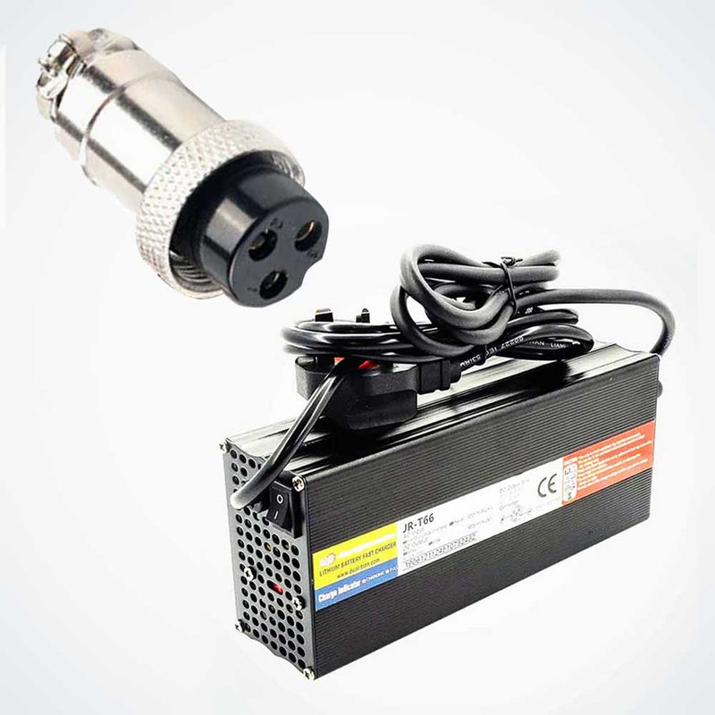 Rychlá nabíječka 72V Dualtron, 83V 5A, 3pinová zástrčka, GX16
