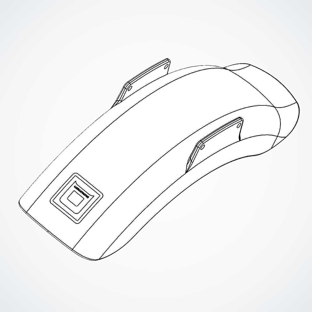 Mudguard for Dualtron City, Front
