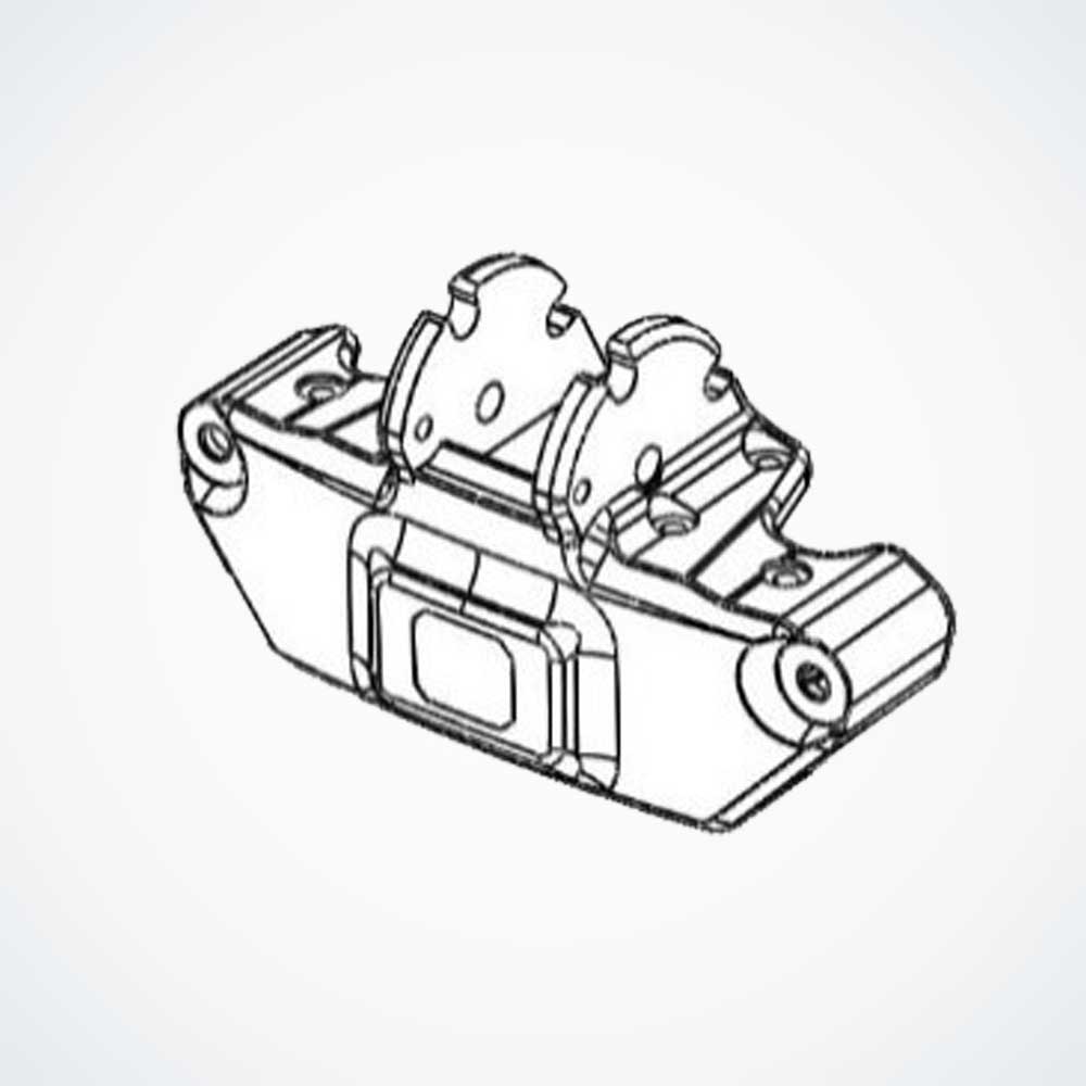 Frame Mount for Dualtron Mini, Front