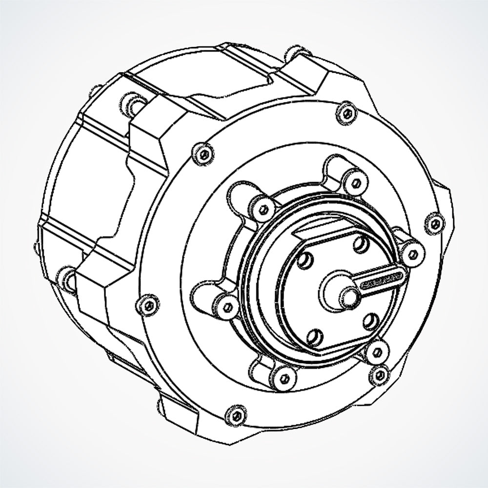 Rear Motor with Hall Sensor - Rovoron S7 | 02.205.00123