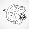 Moteur 72 V pour Dualtron X2-UP (arrière) | 02.205.00007