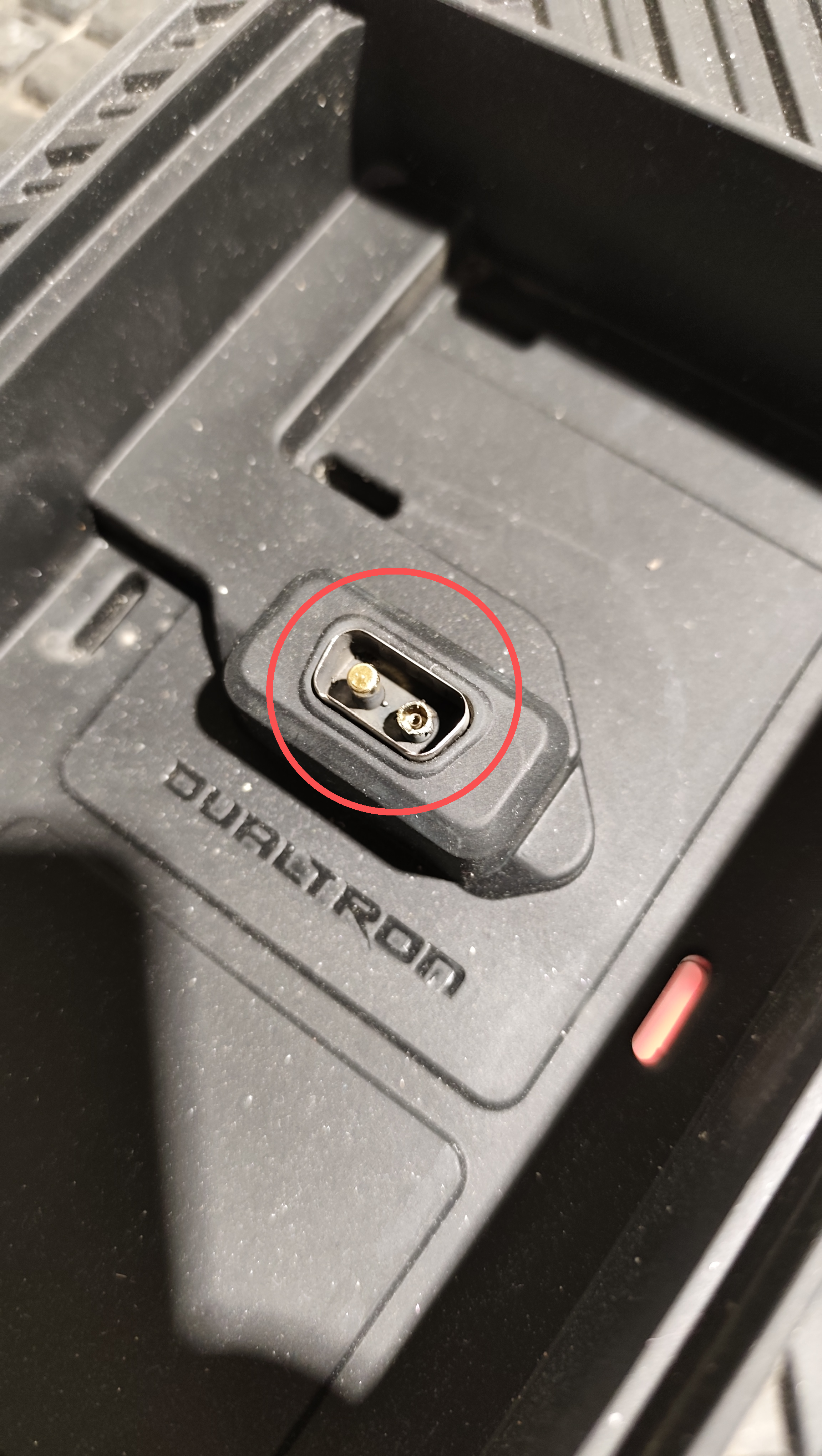 Discharging Connector in the Scooter Frame - Dualtron Sonic Nano