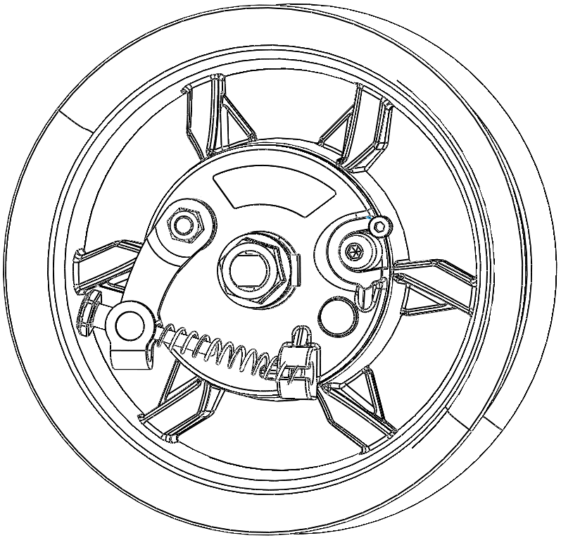 Front Wheel with Tubeless Tire - Dualtron Dolphin