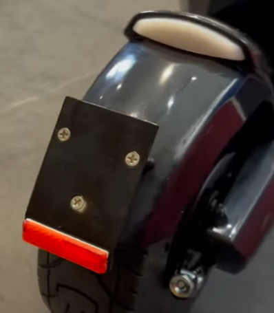 Rear Fender Assembly with License Plate - Dualtron Dolphin