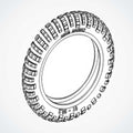 Tyre for Dualtron City, 2.50x10