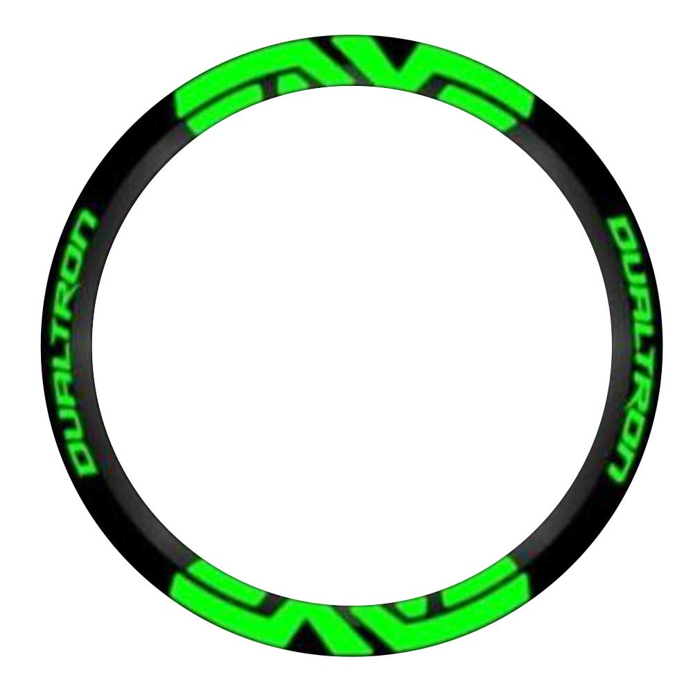 Rim Stickers for Dualtron Thunder, Reflective, Green