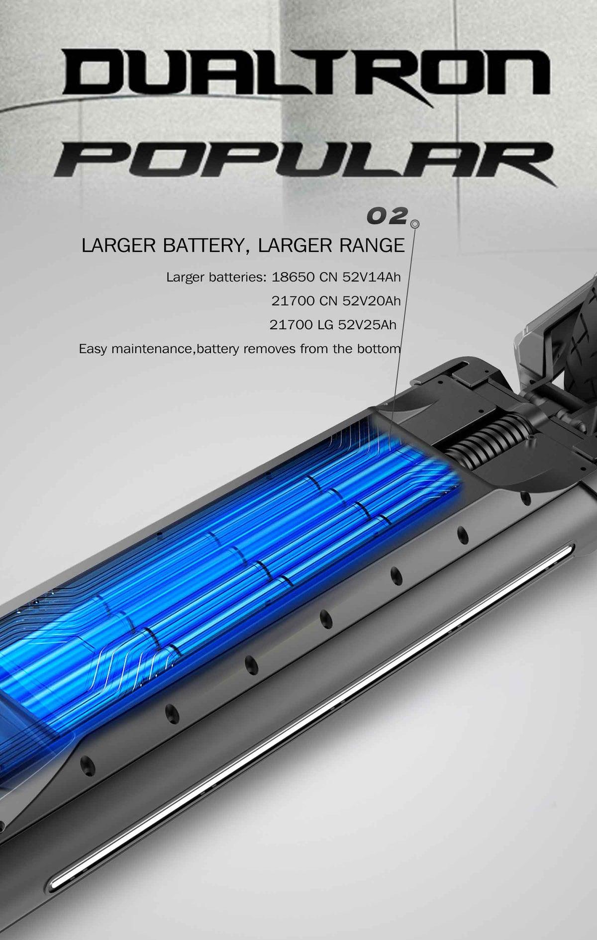 Dualtron Popular Dual Motor 52V 20Ah