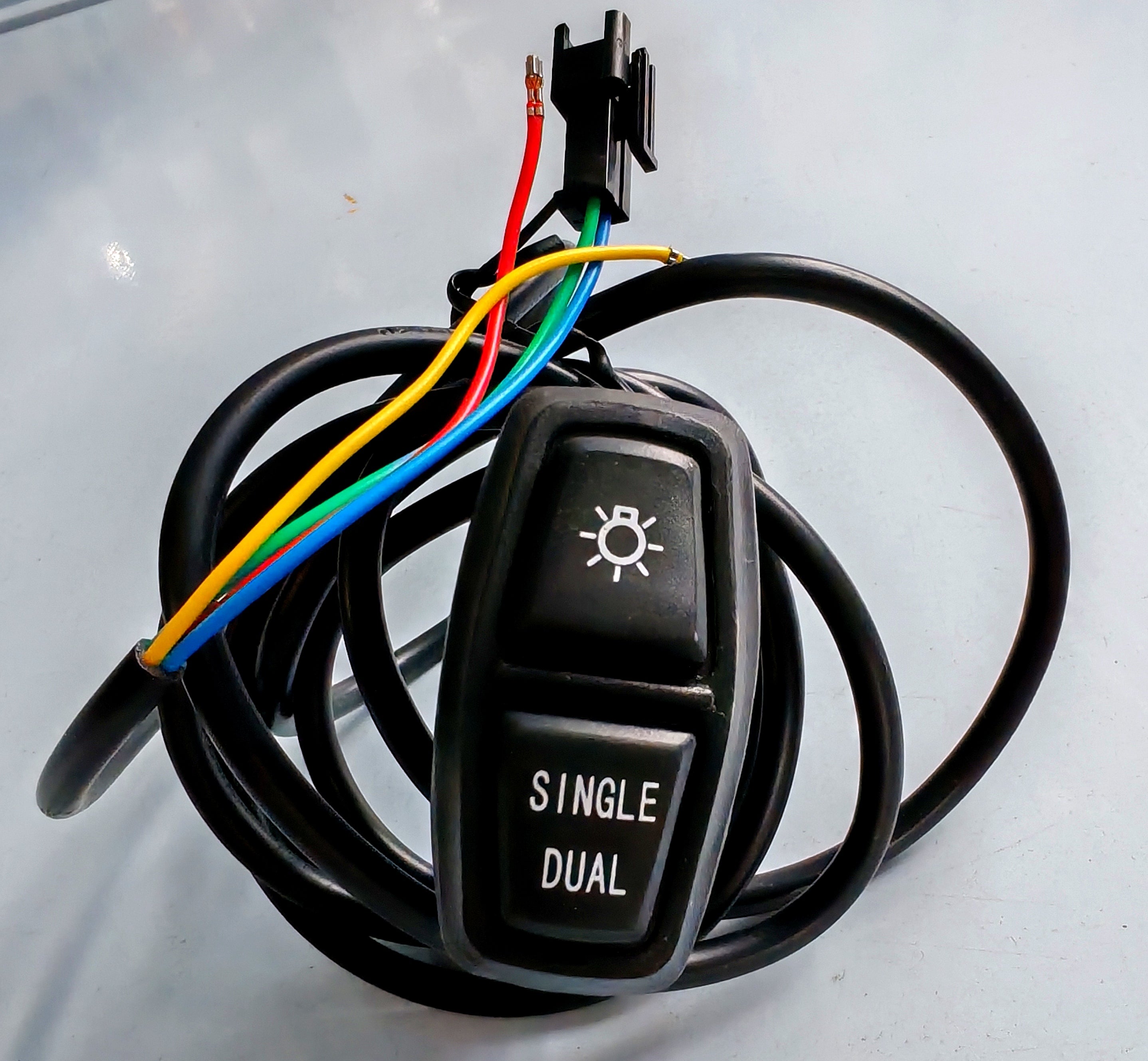 Switch button LED and single dual button compatible with Victor Luxury Plus New
