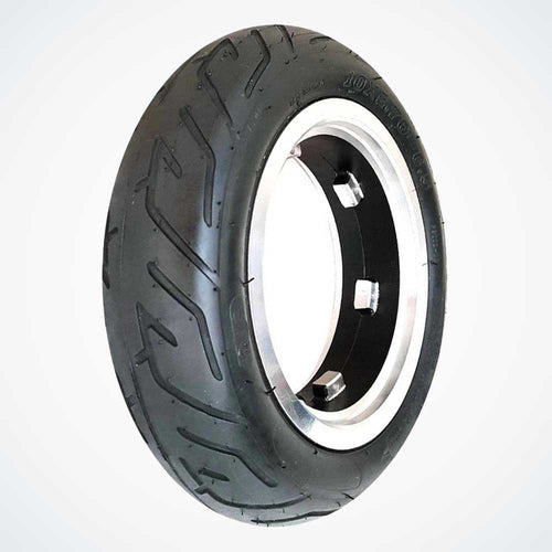 Fitted Tubeless Tyre on the Rim for Dualtron 3, Victor