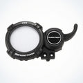 Black plastic component with 'EY3' and 'Dualtron' branding . NEW EY3 Display Top Cover - Dualtron | 02.210.00253
