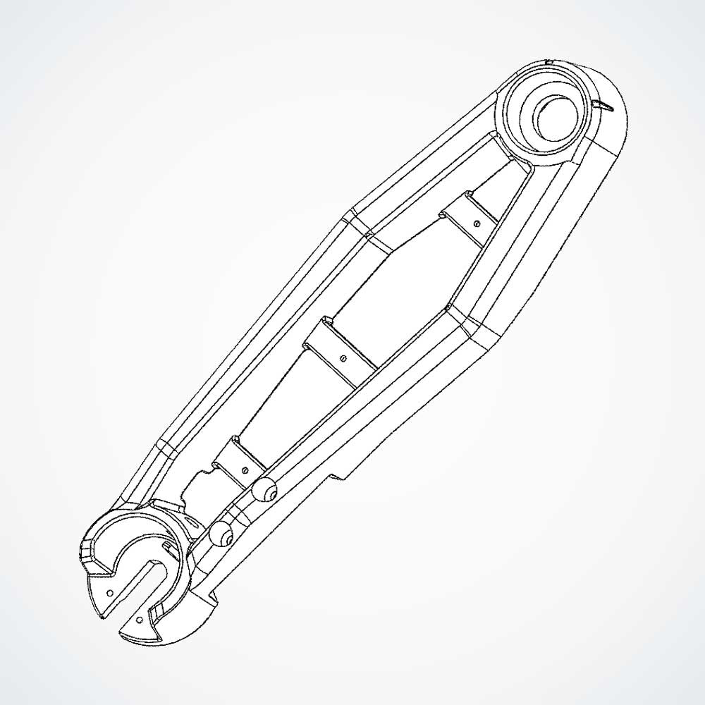 Dualtron City Suspension Arm, Rear Right