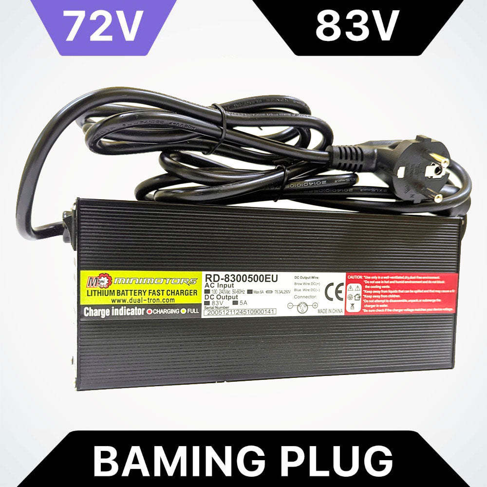 83V5A Fast Charger for Dualtron, EU Plug, New Port