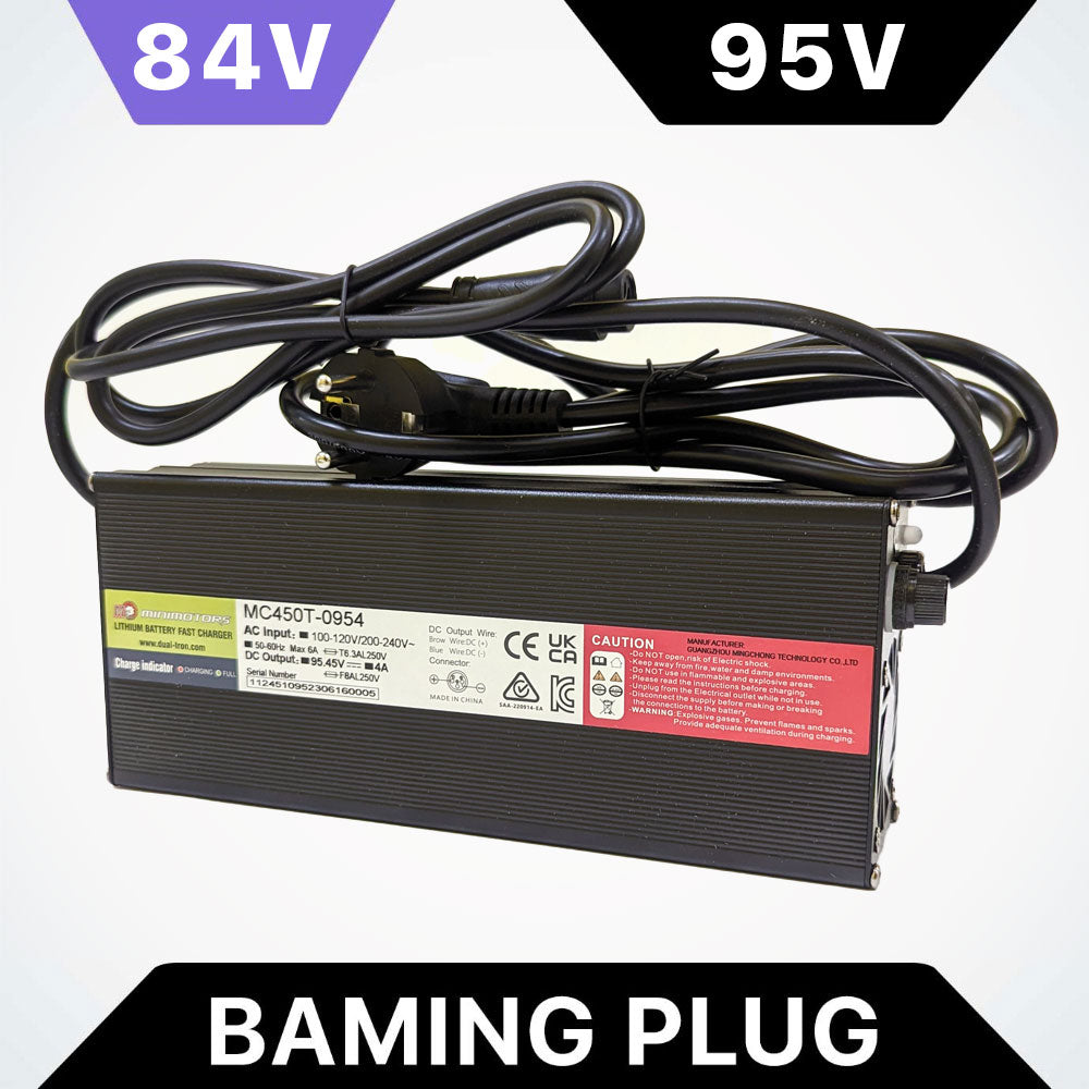 95.4V4A Fast Charger for Dualtron, EU Plug, New Port