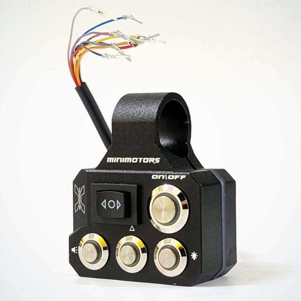 Switch 5-Buttons (Lights, Horn, Indicators, Hazards, Eco) - Dualtron X LTD | 02.207.00229