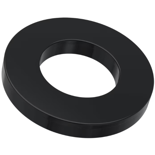 BLACK NYLON WASHER PLASTIC