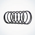 Foldable Handlebars Spring 55x25 MM - Dualtron