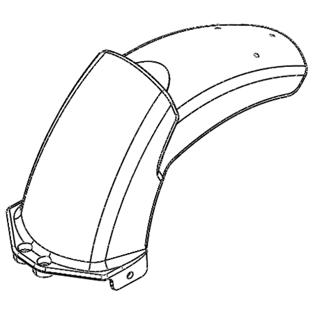 Front Part of Front Fender - Dualtron Dolphin