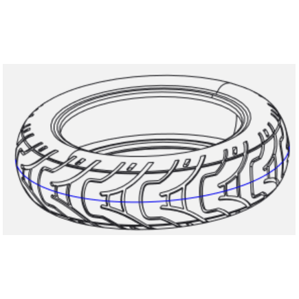 Front Self-Sealing Tire - Dualtron Dolphin