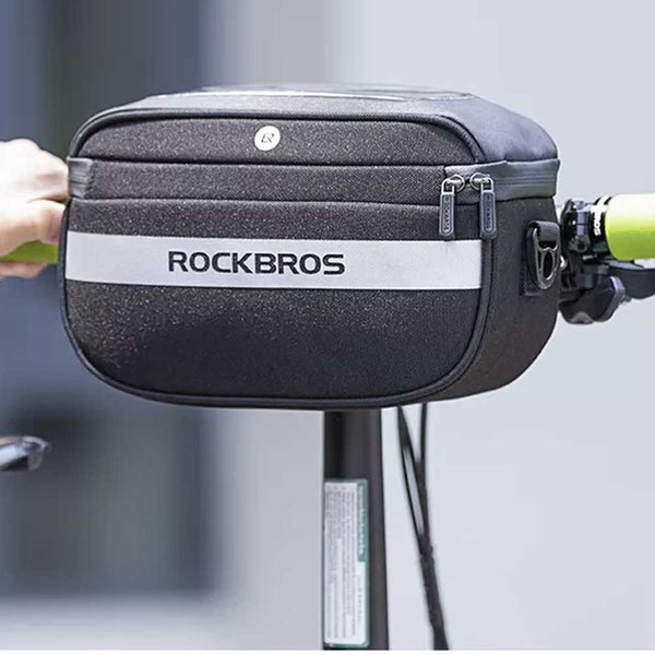 Sac de rangement pour guidon (étanche, écran tactile, portable) (ROCKBROS) 