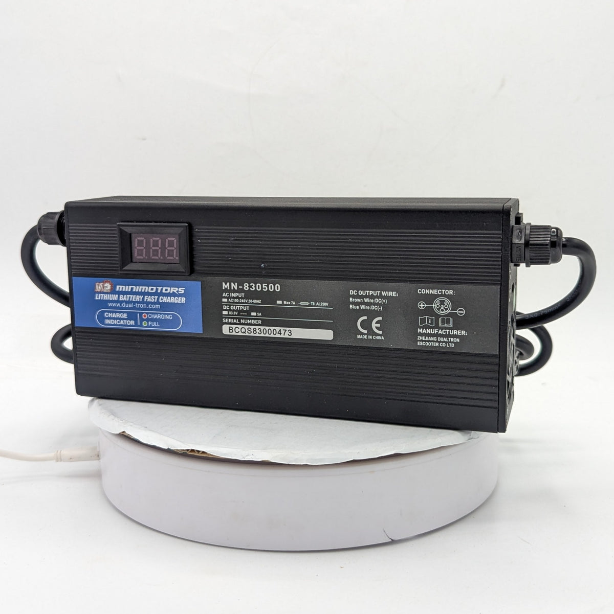72V Fast Charger 83V5A GX16 UK - DISPLAY | 02.219.00024