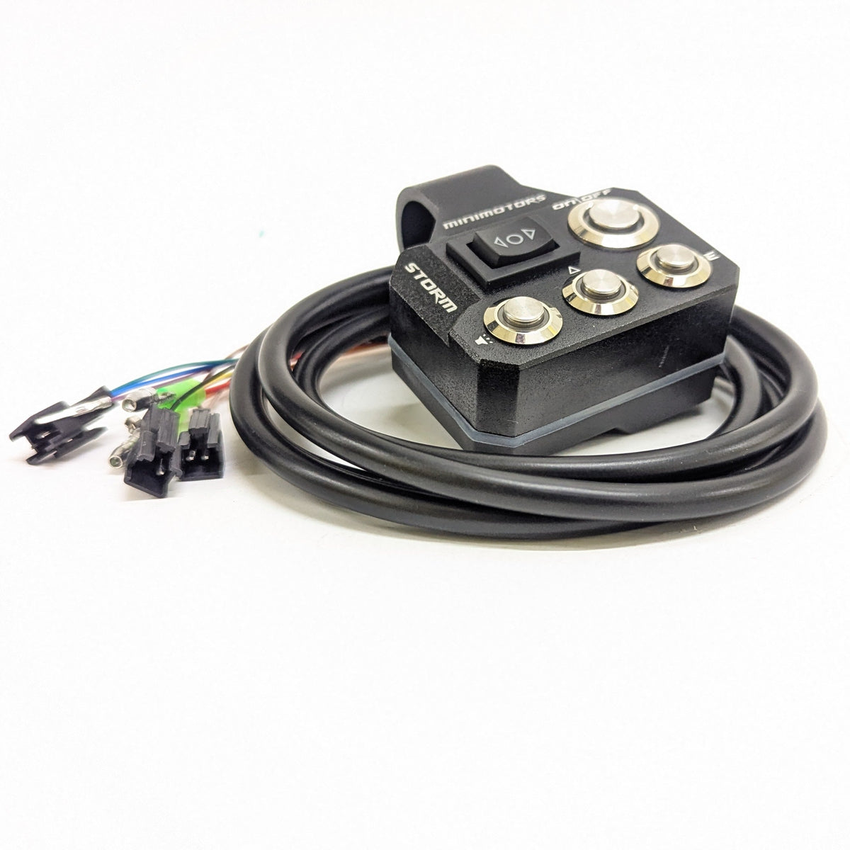 Interrupteur multifonction Dualtron 5 boutons (marche/arrêt, clignotants, klaxon, feux de détresse, éco) | 03.207.00002