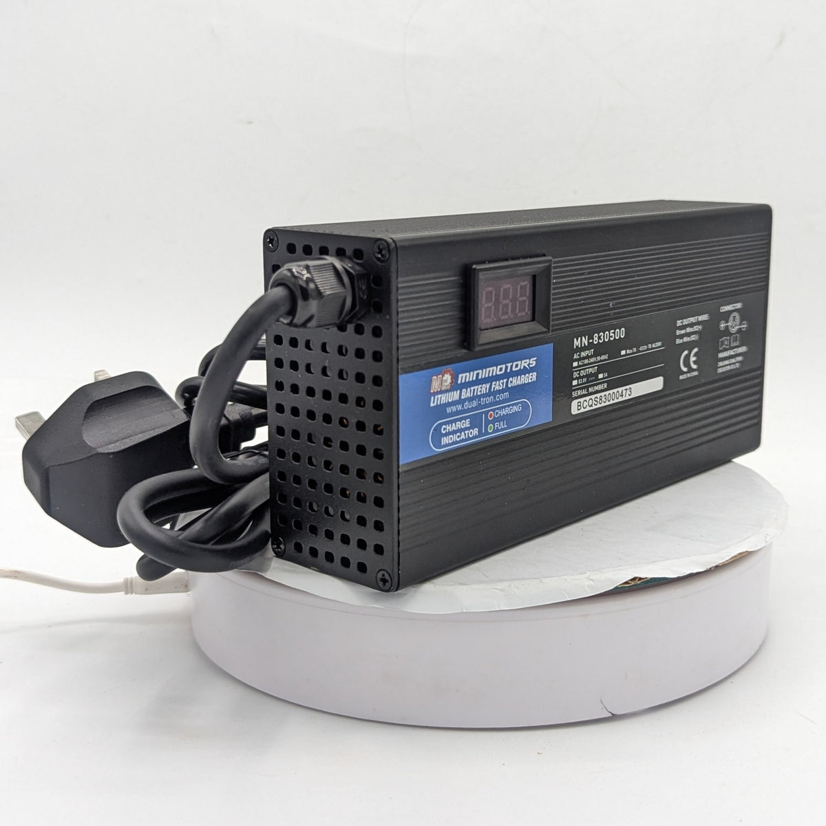 72V Fast Charger 83V5A GX16 UK - DISPLAY | 02.219.00024