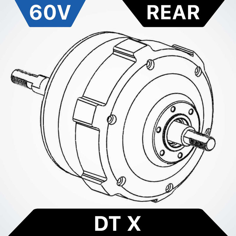 60V 3.36 kW BLDC Electric Scooter Motor for Dualtron X, Rear