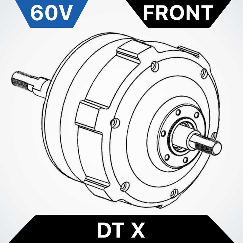 60V 3.36 kW BLDC Electric Scooter Motor for Dualtron X, Front