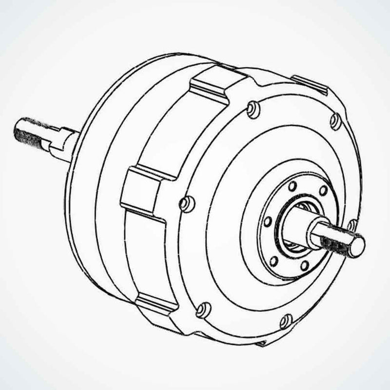 60V 3.36 kW BLDC Electric Scooter Motor for Dualtron X, Front
