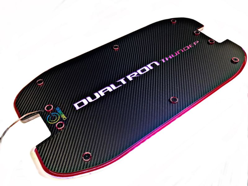 Deck Cover for Dualtron Thunder – Custom Design – LED 3D Carbon Fibre Limited Edition