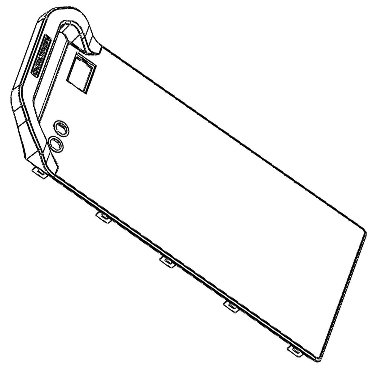 Cover for Removable Battery on Dualtron Storm, Upper Side